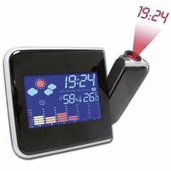 Reloj digital con proyector