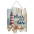 Placa Decorativa Mar Doce Lar - 21,5x42cm - comprar online