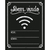 Placa Lousa Decorativa Em Mdf - Wi-Fi Bem-Vindo - 19 X 24 Cm