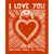 Placa Decorativa Em Mdf - Coleção Nordeste - I Love You - 19 X 24 Cm