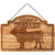 Placa Decorativa Em Mdf - Cantinho Do Churrasco - 27,5 X 20 Cm