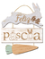 Placa Decorativa Em Mdf - Feliz Páscoa - 25 X 36 Cm