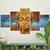 Quadro Decorativo Mosaico Buda - 118 X 59 Cm - comprar online