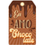 Kit com 10 Tags Para Presente - Eu Amo Chocolate 5 x 8 cm - comprar online