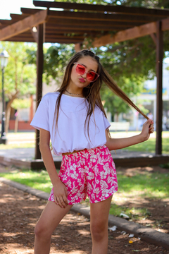 Short de fibrana floreado - Kids Store