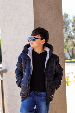 Campera de abrigo camuflada con piel por dentro - Kids Store