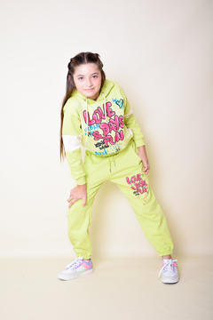 Conjunto love frisado premium art.414 - Kids Store