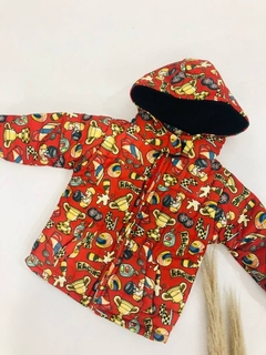 CAMPERA DE BEBÉ CON ABRIGO POR DENTRO MONSTER - Kids Store