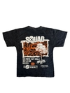 Remera oversize desgastada unisex SQUAD