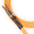 CABO GUITARRA 0,5-MM TX CONECTORES P10 X P10 MOD NEON ORANGE 15FT/4.57MTS - comprar online