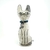 Gato de tela con collar con sonajero - comprar online