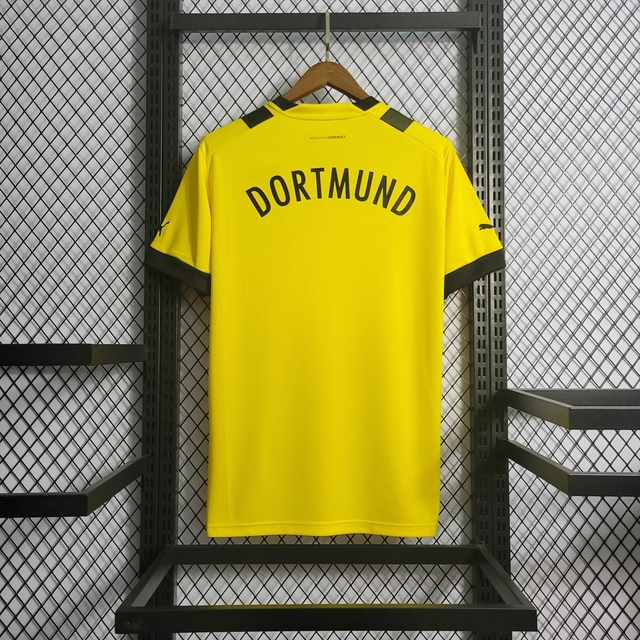 Camisa Borussia Dortmund 22/23 - Torcedor Puma Masculina - Amarelo