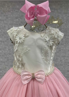 VESTIDO FESTA INFANTIL REGATA BUSTO RENDADO - comprar online