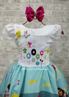 VESTIDO INFANTIL LUXO TEMÁTICO MIRABEL ENCANTO - comprar online