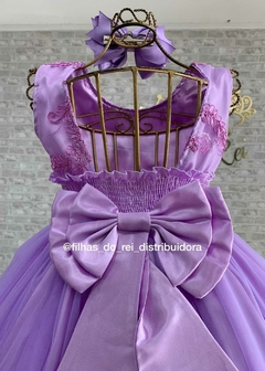 Imagem do VESTIDO LUXO INFANTIL DE FESTA LILÁS