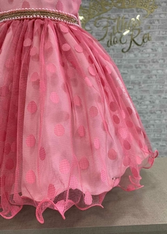 VESTIDO FESTA E MODA EVANGELICA INFANTIL E JUVENIL ANDRESSA ROSA - loja online