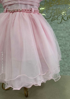 VESTIDO INFANTIL DE FESTA ROSA - comprar online