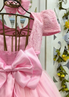 Imagem do Vestido De Festa Rosa Bebê Longo Sabrina