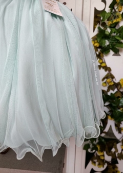 VESTIDO DE FESTA ELISA VERDE ÁGUA - loja online