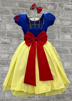 VESTIDO INFANTIL TEMATICO BRANCA DE NEVE - loja online