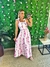 Vestido Feminino Longo Floral com Alça Fina de Amarrar - loja online