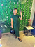 Vestido Feminino Longuete com Fendas Laterais e Cinto - comprar online