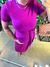 Vestido Feminino Longuete com Fendas Laterais e Cinto na internet