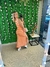Vestido Feminino Longuete Listrado Cavado na internet