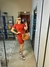 Vestido Feminino Midi Tricô Modal Trançado Gestante na internet