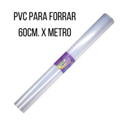 FUNDA PROTECTOR PVC P/ FORRAR 60CM X MT.
