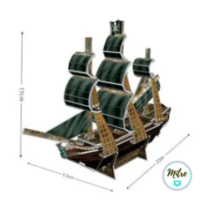 PUZZLE 3D BARCO PIRATA - comprar online