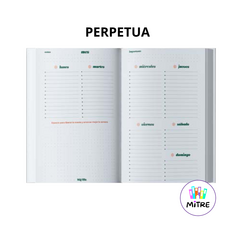 AGENDA PPR A5 PERPETUA INDIE SEMANAL - tienda online