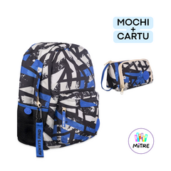 COMBO TALBOT MOCHILA+CARTUCHERA RAYAS