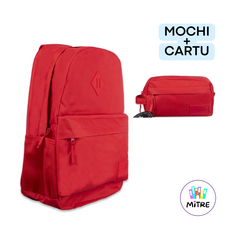 COMBO TALBOT MOCHILA+CARTUCHERA ROJA