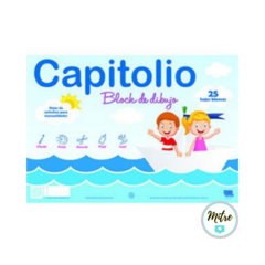 BLOCK DIBUJO N°6 BLANCO CAPITOLIO - comprar online