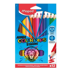 LAPICES COLOR MAPED JUMBO STRONG X 12 en internet