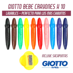 CRAYON GIOTTO BEBE X 10 en internet