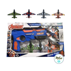 JUGUETE PISTOLA AVENGERS SHOOTER PLANE DITOYS