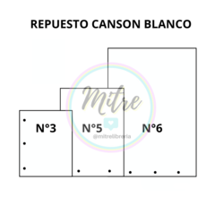 REPUESTO CANSON BLANCO - comprar online