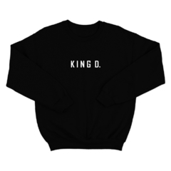 MOLETOM KING D. "CLASSIC" PRETO