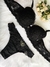 Conjunto de lingerie importado PLUS SIZE renda guipir CM preto