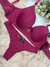 Conjunto de lingerie importado PLUS SIZE liso vinho