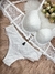 Conjunto de lingerie importado rendado ZeD cropped branco