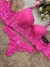 Conjunto de lingerie importado rendado cropped Pink