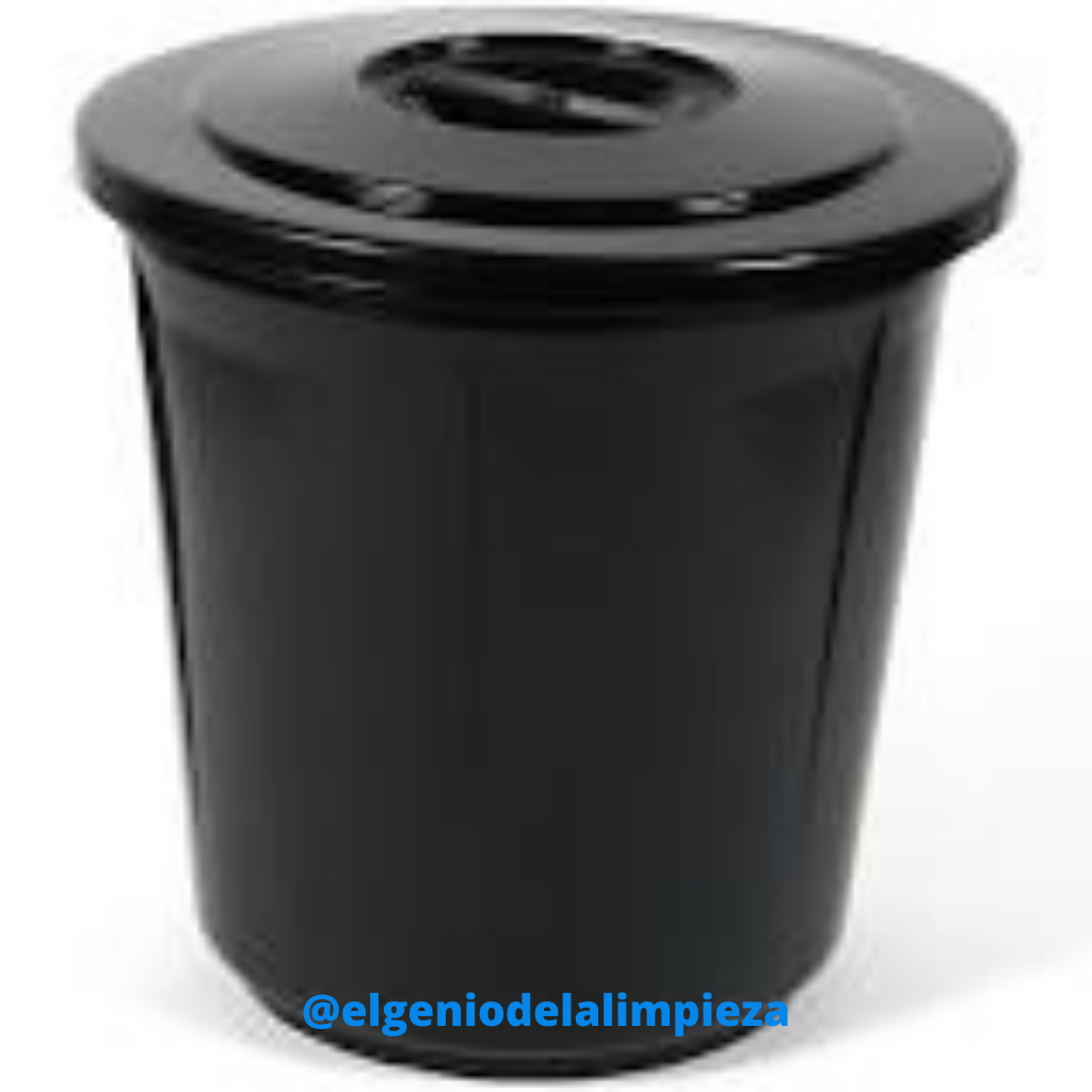 Tarro residuos 12 lts redondo c tapa