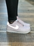 Imagem do Nike Air Force One Rosa/Cinza Refletivo