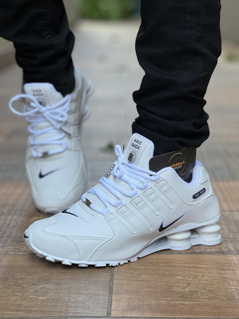 Nike shox 4 molas branco hotsell
