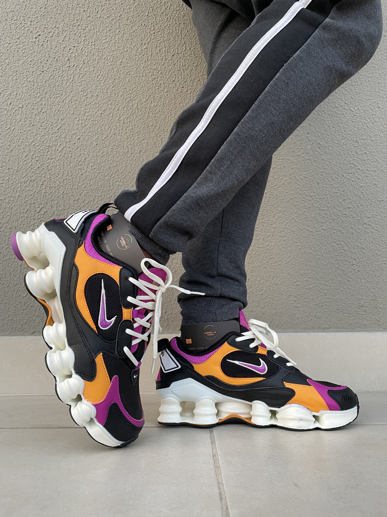 Nike Shox 12 Molas TLX 2021 Roxo/Preto/Laranja