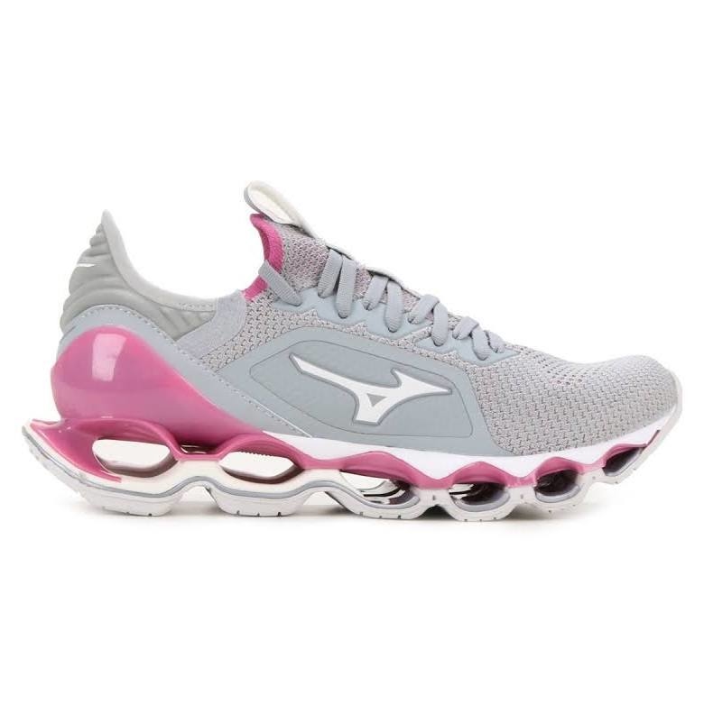 Mizuno Wave Prophecy Pro X WK Cinza Rosa