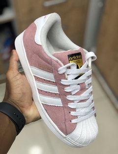 Tênis Adidas Super Star Camurça Rose Premium